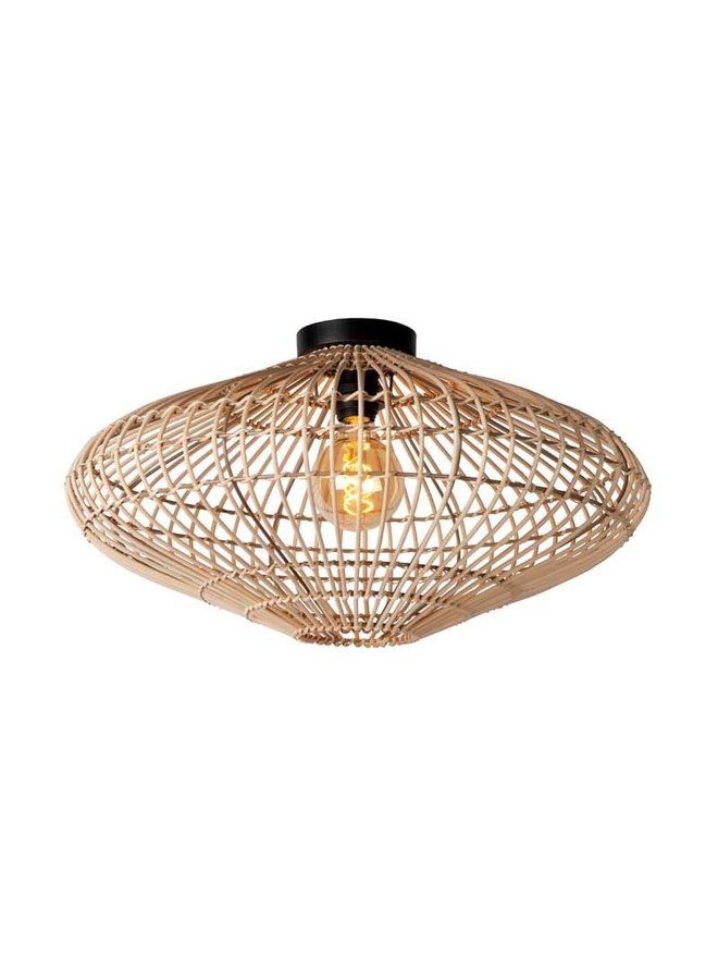 Maak plaats monster leeg LED Plafondlamp MAGALI - 1x E27 fitting - Licht hout - Thuisinlampen.nl