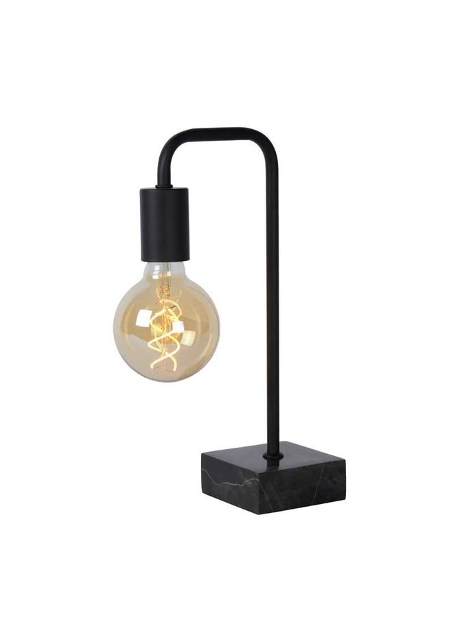 LED Tafellamp LORIN zwart - 1x E27 fitting