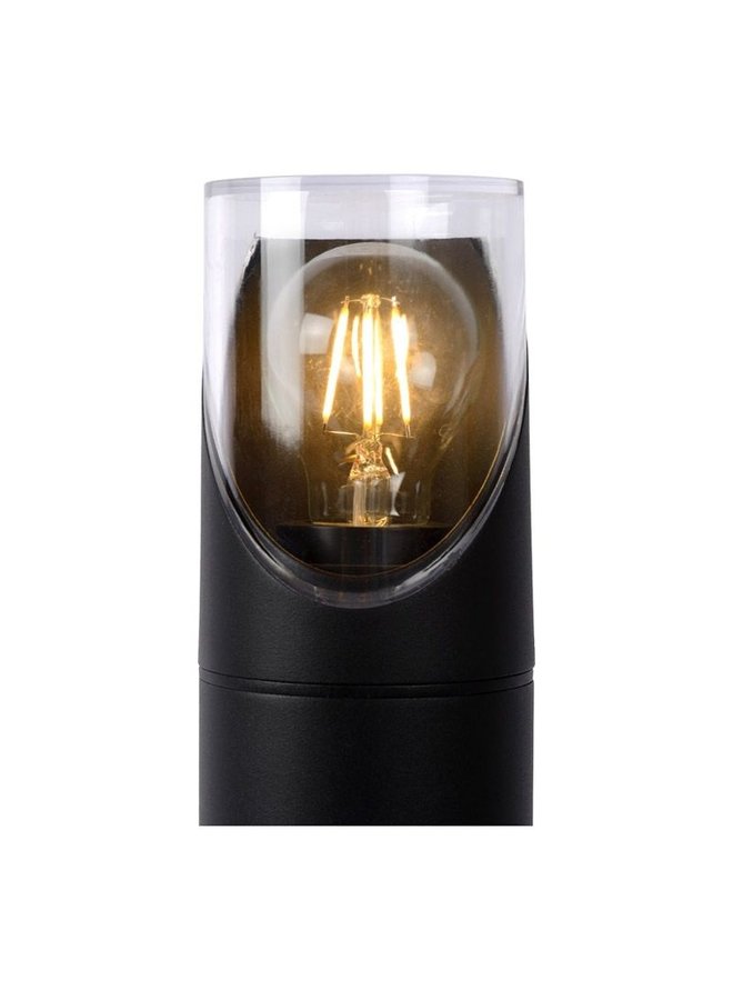 LED Tuinlamp NORMAN - Zwart - IP65 - E27 aansluiting - 65cm hoog - excl. lichtbron