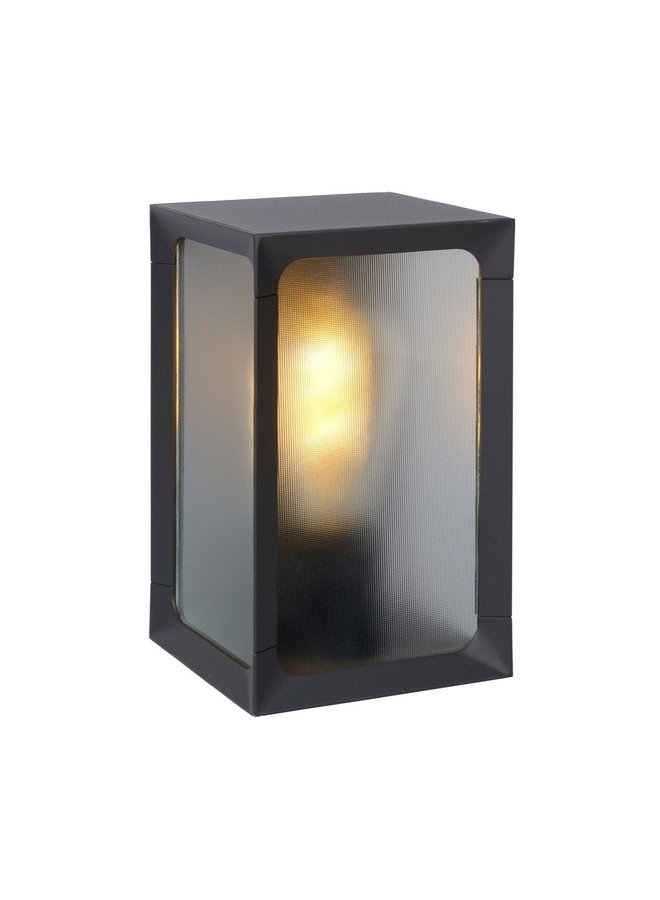 LED Wandlamp buiten CAGE - Antraciet - 1xE27 - 18W - IP44