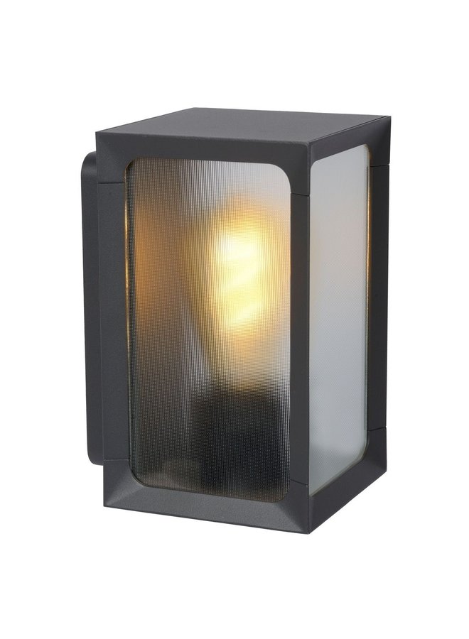 LED Wandlamp buiten CAGE - Antraciet - 1xE27 - 18W - IP44