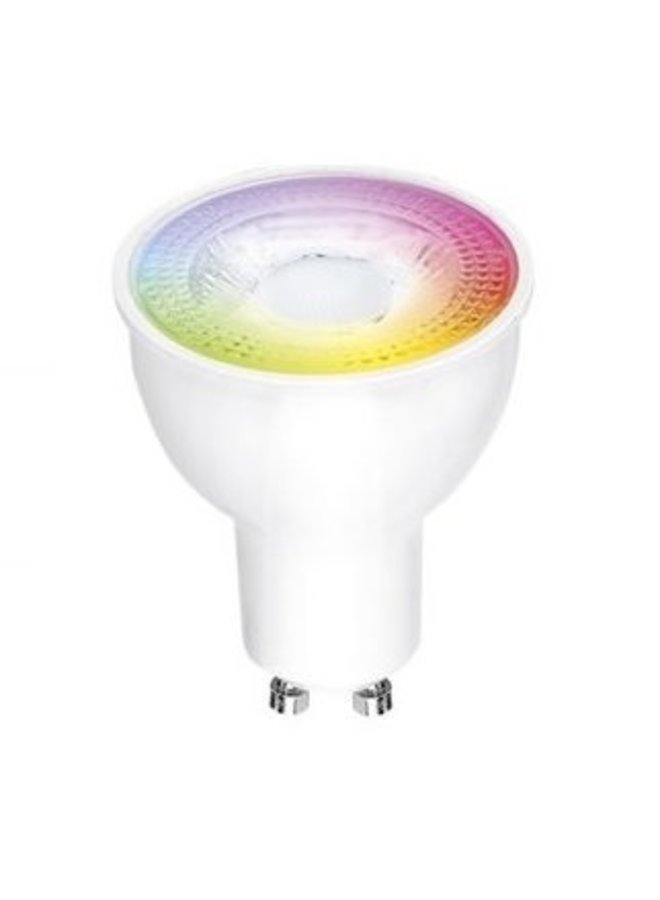 LED WiFi Plafondspot Wit Tube - 4,5W RGB + 3000K-6500K - Bedienen met de App