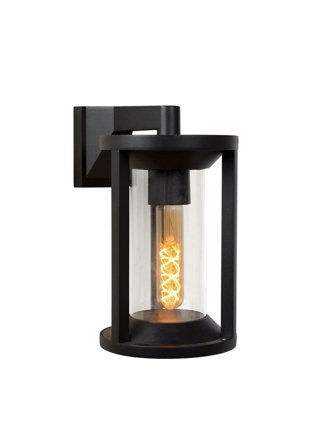 Wandlamp Buiten CADIX - 1xE27 - IP44 - Mat zwart