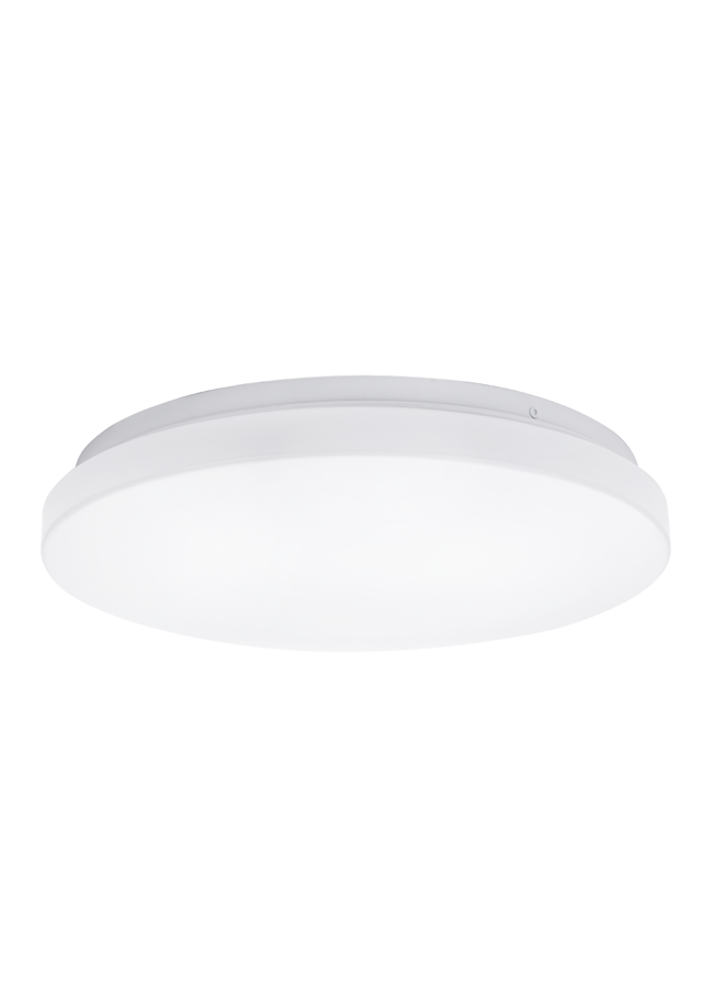 LED Witte plafondlamp rond- 12W vervangt 60W - 3000k warm wit licht - 255x55mm