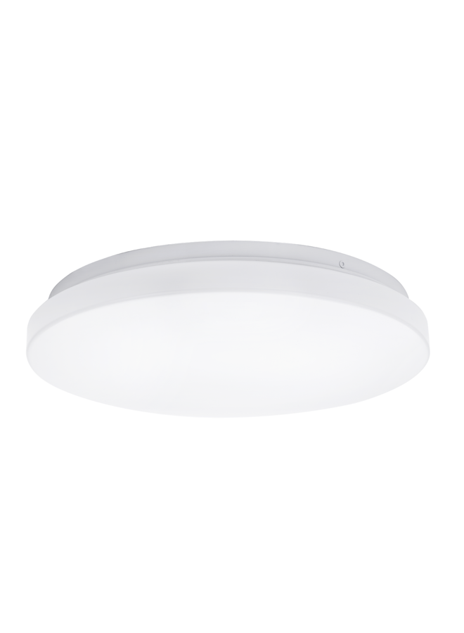 LED plafondlamp - 24W vervangt 104W - 380x60mm - 3000K warm wit licht - Wit