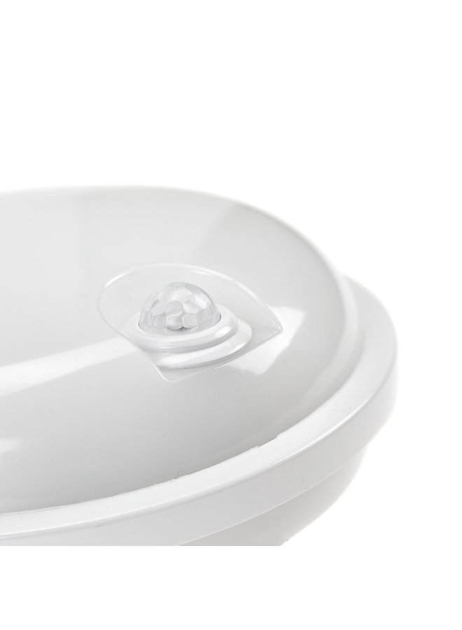 LED opbouwlamp Rond met sensor - 20W 4000K - IP54 spatwaterdicht