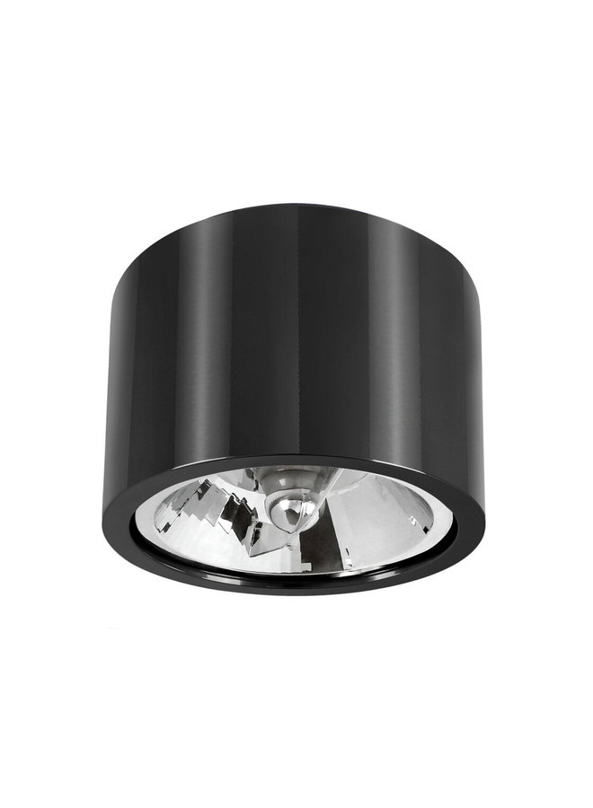 WiFi LED Plafondspot CHLOE - GU10 AR111 - CCT (3000K-6500K) - Zwart rond