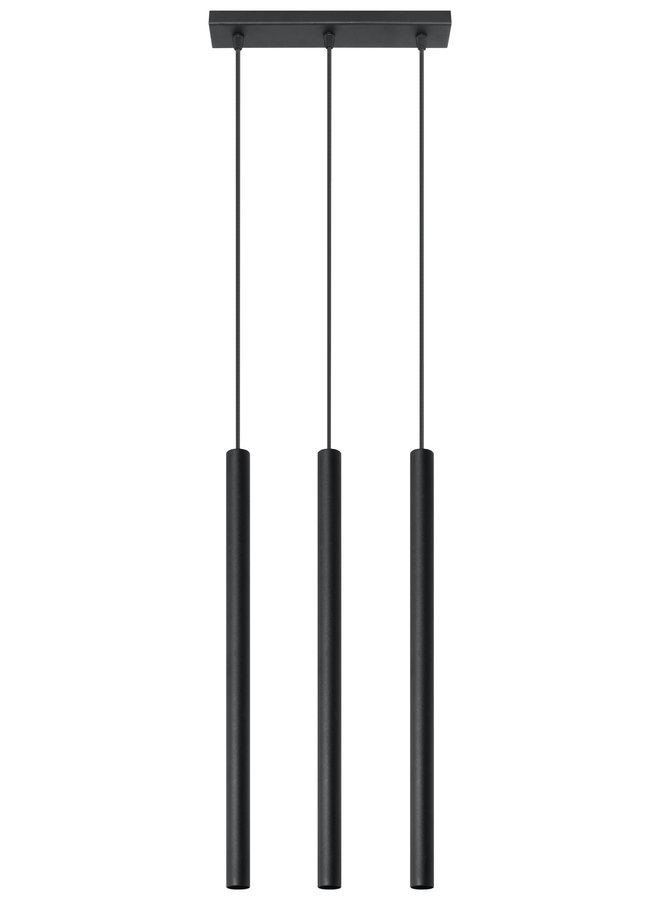 Hanglamp PASTELO 3 zwart