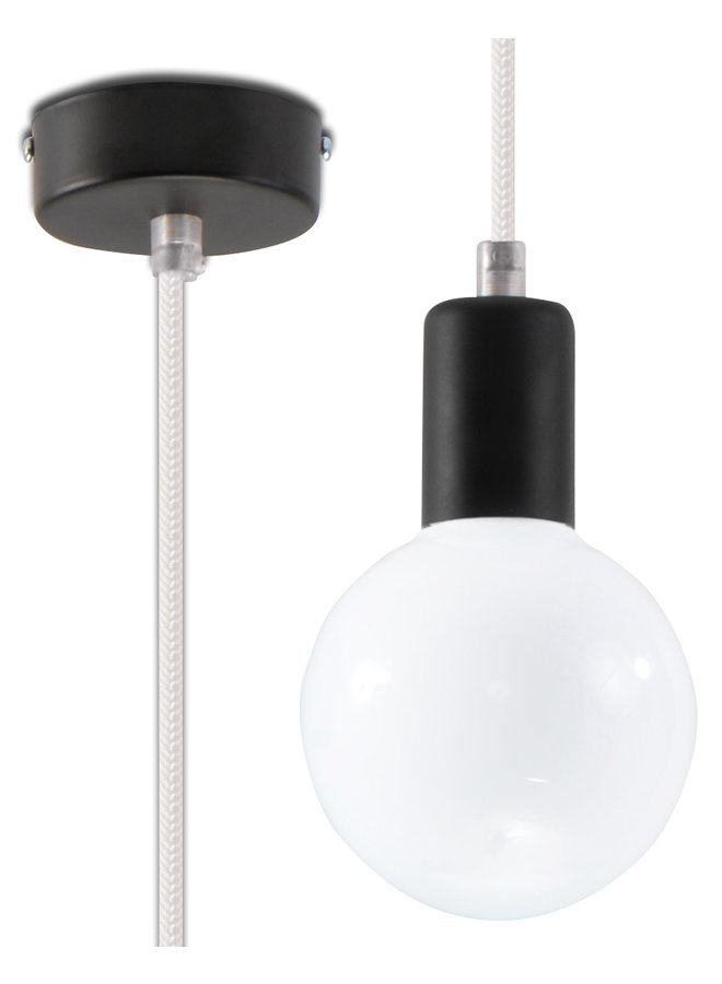 Hanglamp EDISON wit