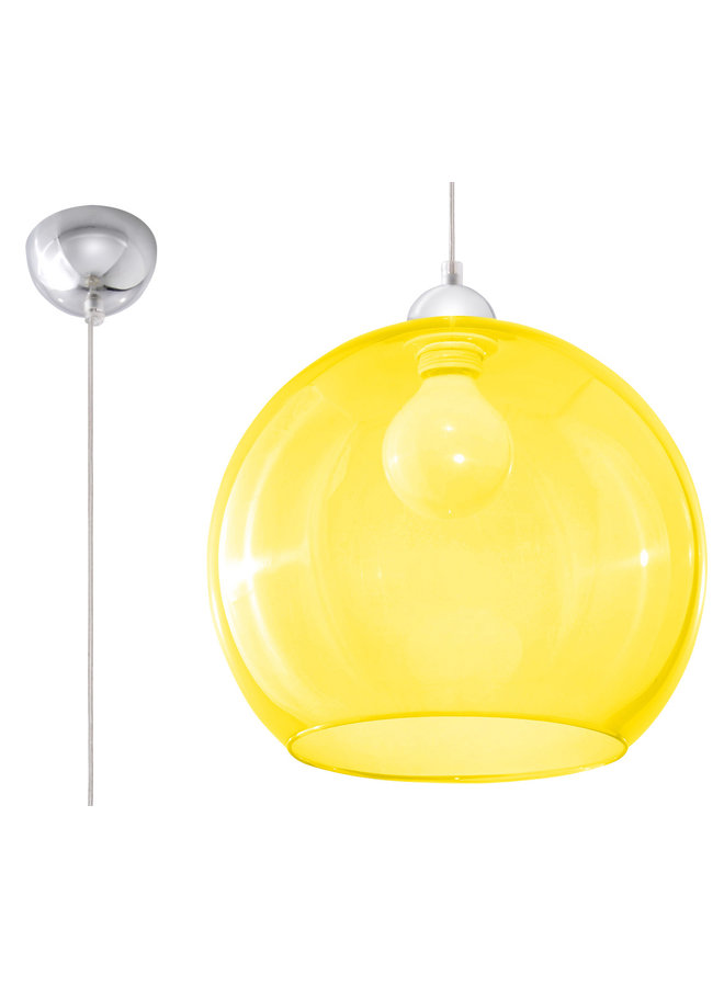 Hanglamp BALL geel