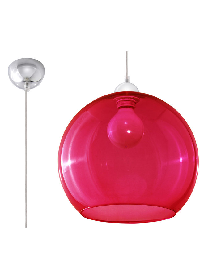 Hanglamp BALL red