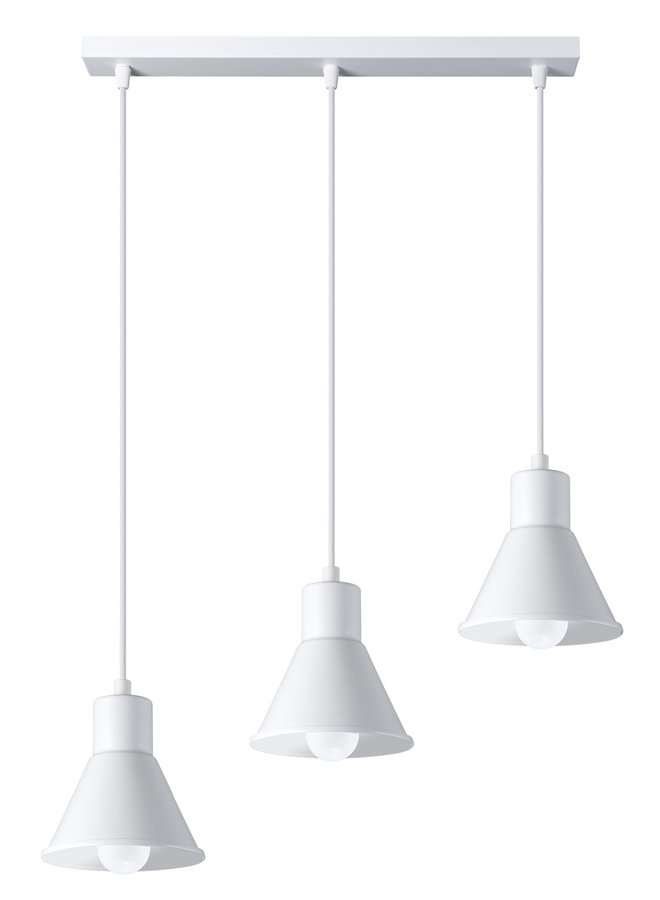 Hanglamp TALEJA 3 wit - E27 aansluiting