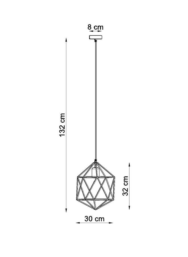 Hanglamp GASPARE zwart