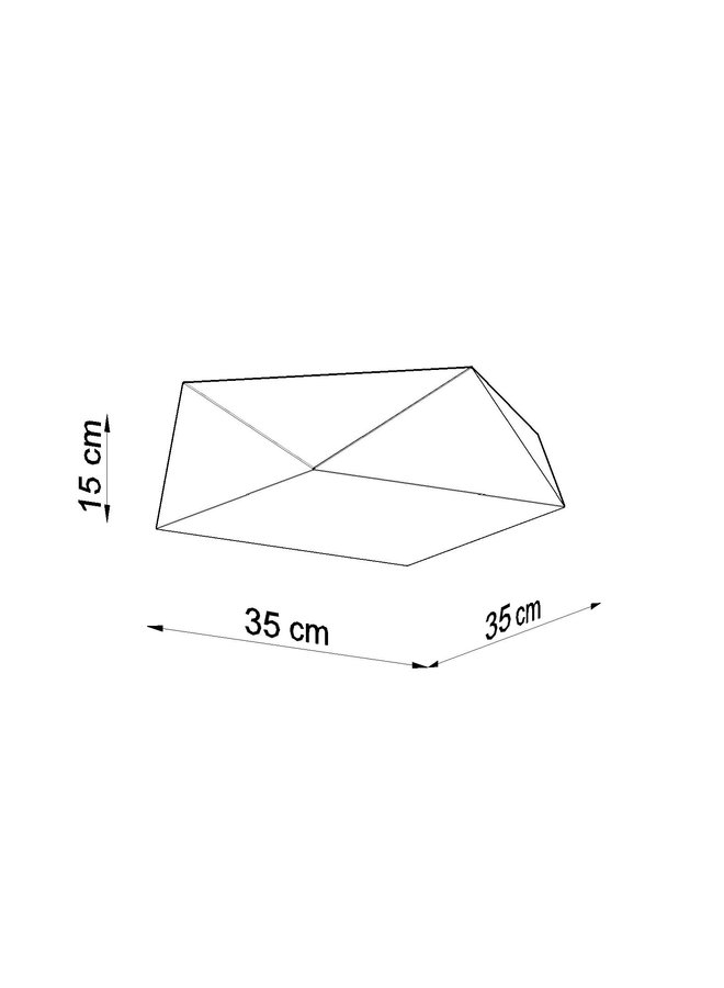 Plafondspot HEXA 35 wit