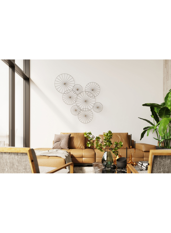 Wandlamp / Plafondspot SIRKEL 45 zwart