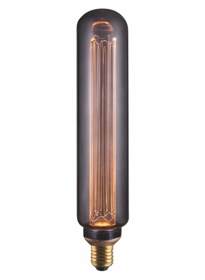 LED Lamp E27 - 5W - Smoke - 6x30cm - 1800K - 3 standen memory
