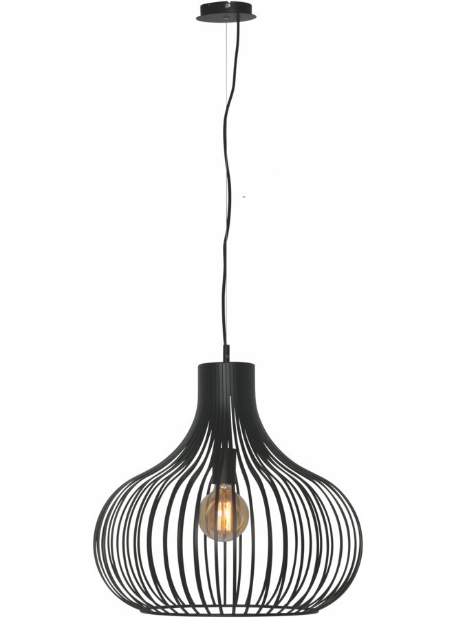 Hanglamp Aglio 48cm Zwart