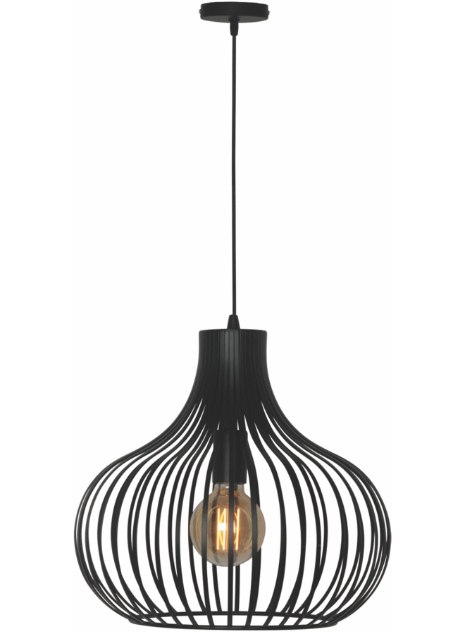 Hanglamp Aglio 38cm Zwart