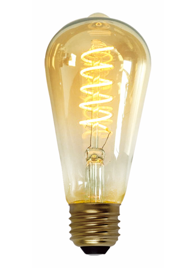 Edison LED Kooldraad 6,4cm Gold