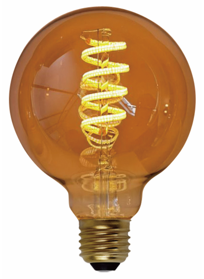 Globe 8W LED Kooldraad Dimbaar 95mm Gold