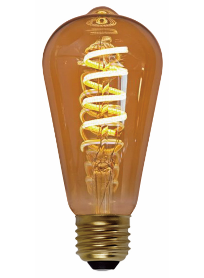 Edison 8W LED Kooldraad Dimbaar 64mm Gold