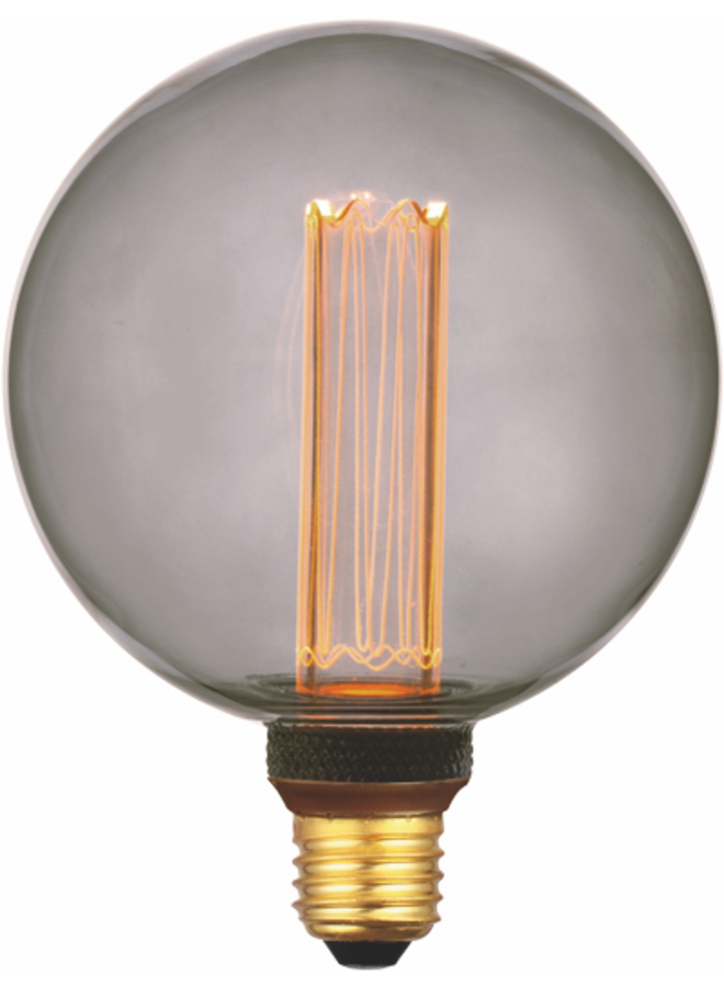 LED Lamp E27 - 5W - Gold - 12,5cm - 1800K - 3 standen memory