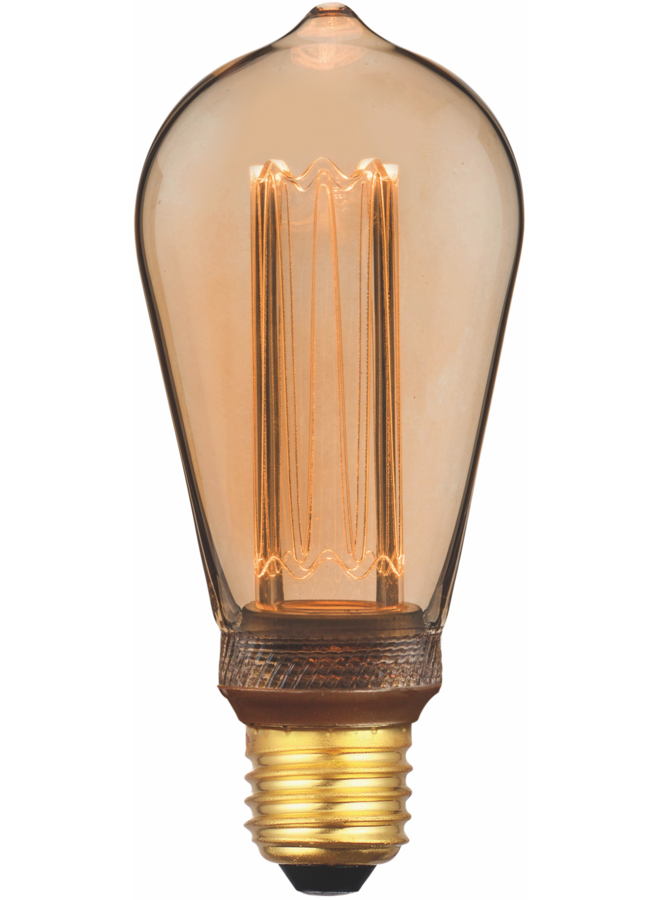 LED Lamp E27 - 5W - 6,4cm - 1800K - 3 standen memory