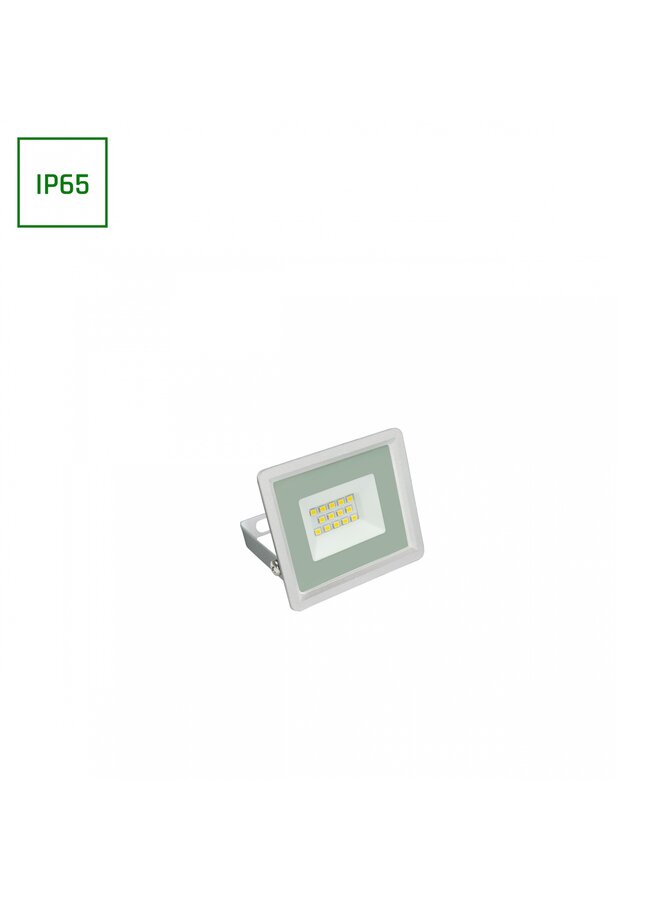 UOA LED schijnwerper Wit - 10W IP65 - 3000K - warm wit licht