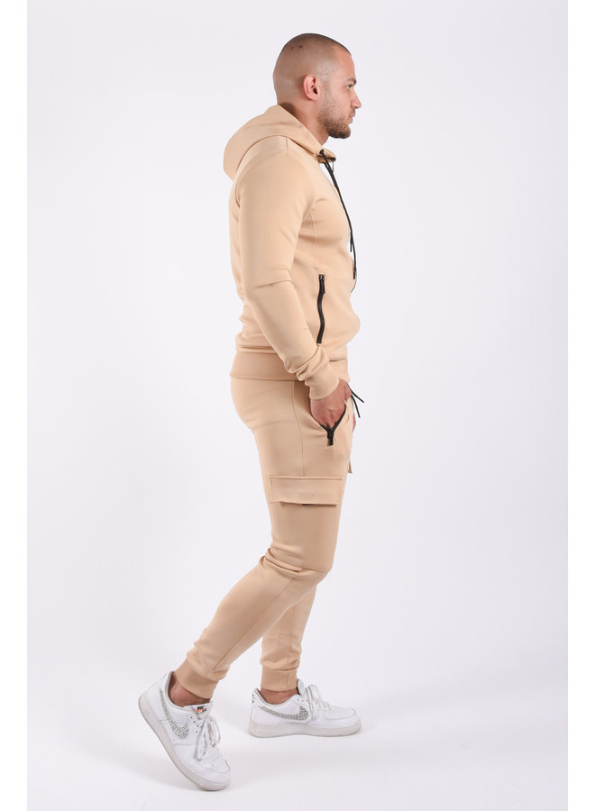 Tracksuit “river” Beige UNISEX