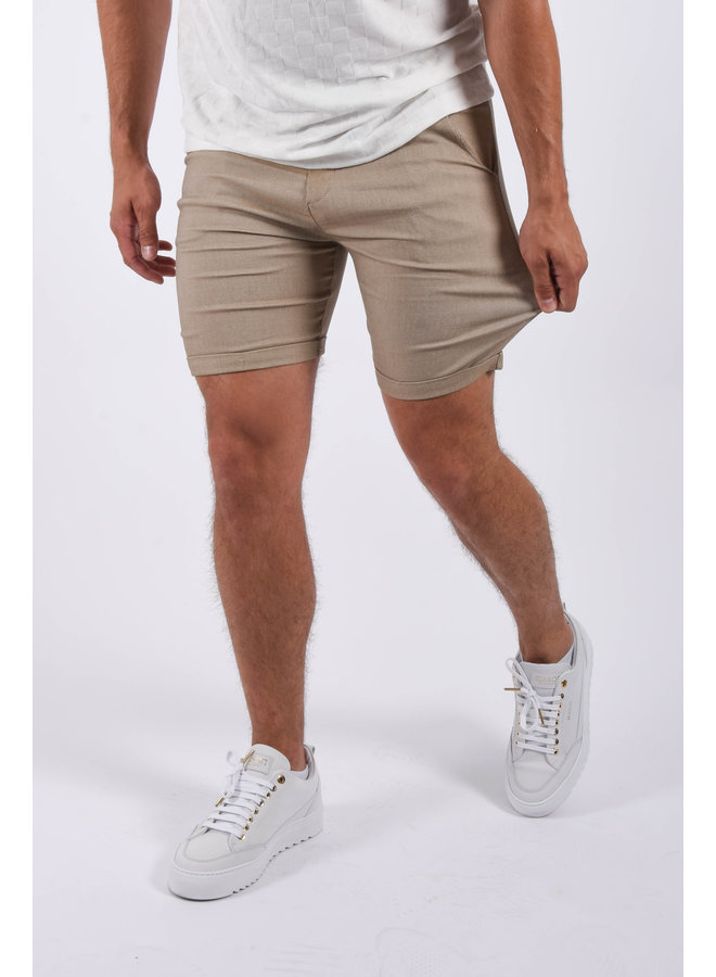 Super stretch shorts Beige