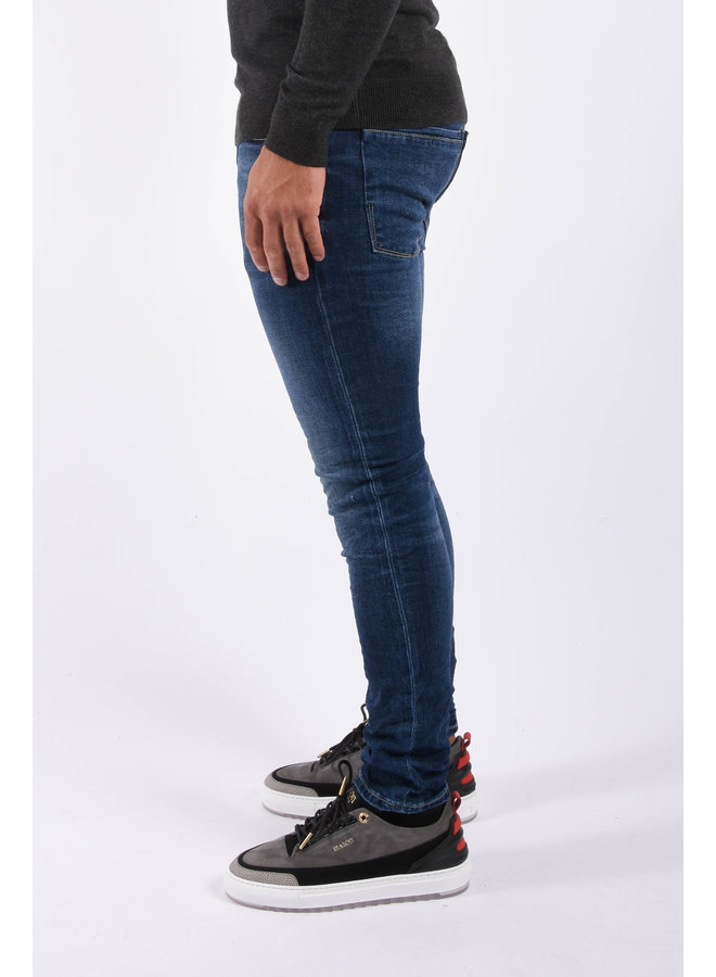 Skinny fit stretch jeans  "moris" Dark Blue