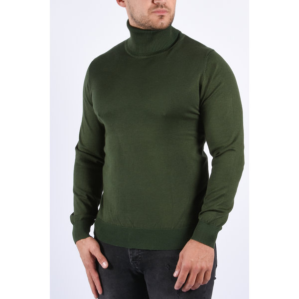 green roll neck mens