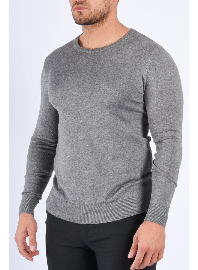 Knitwear pullover crewneck Light Grey