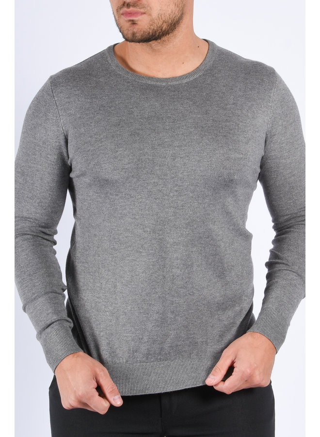 Knitwear pullover crewneck Light Grey