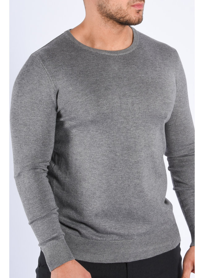 Knitwear pullover crewneck Light Grey