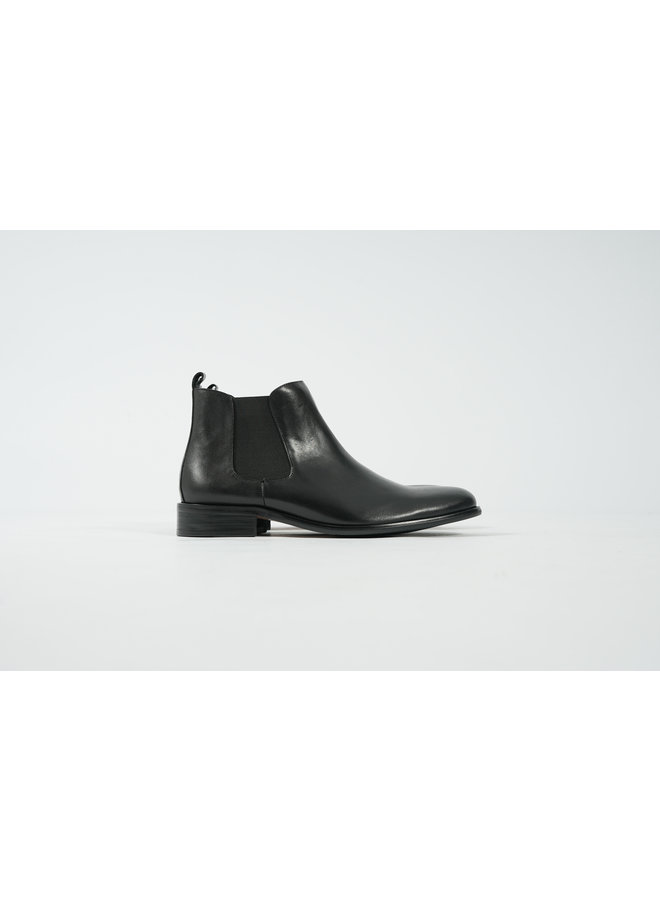 Chelsea boots real leather black