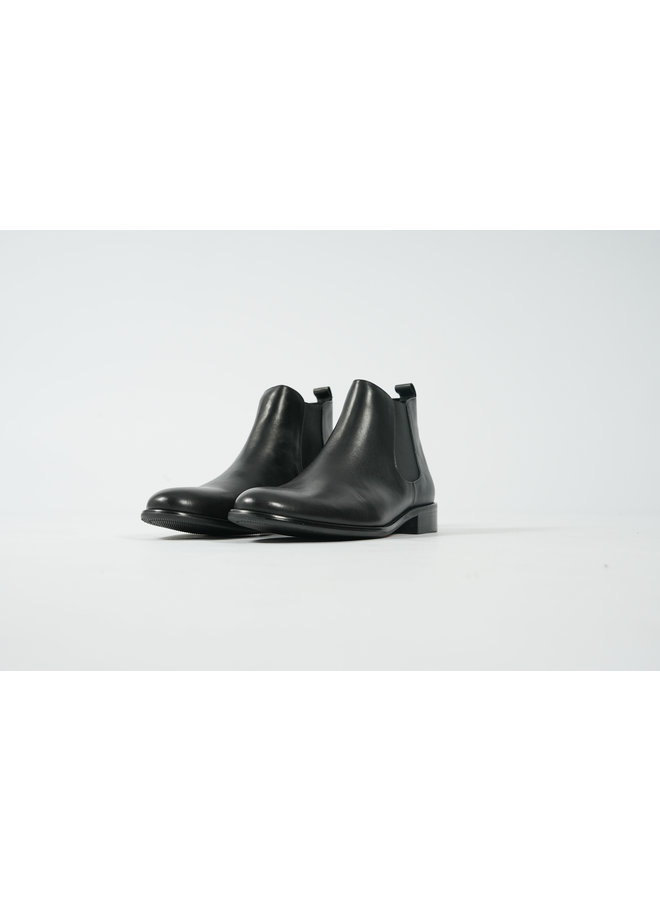 Chelsea boots real leather black