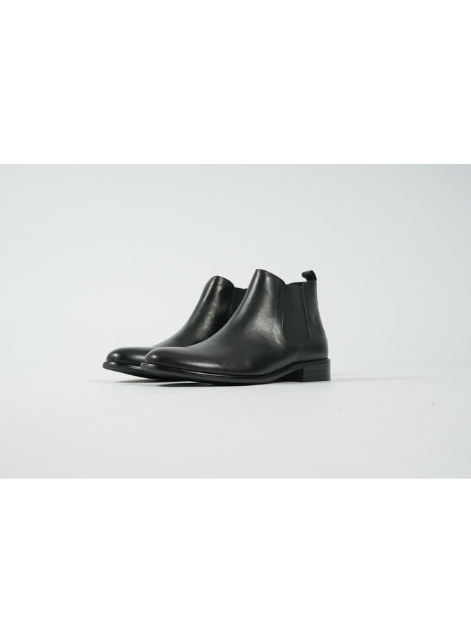 Chelsea boots real leather black