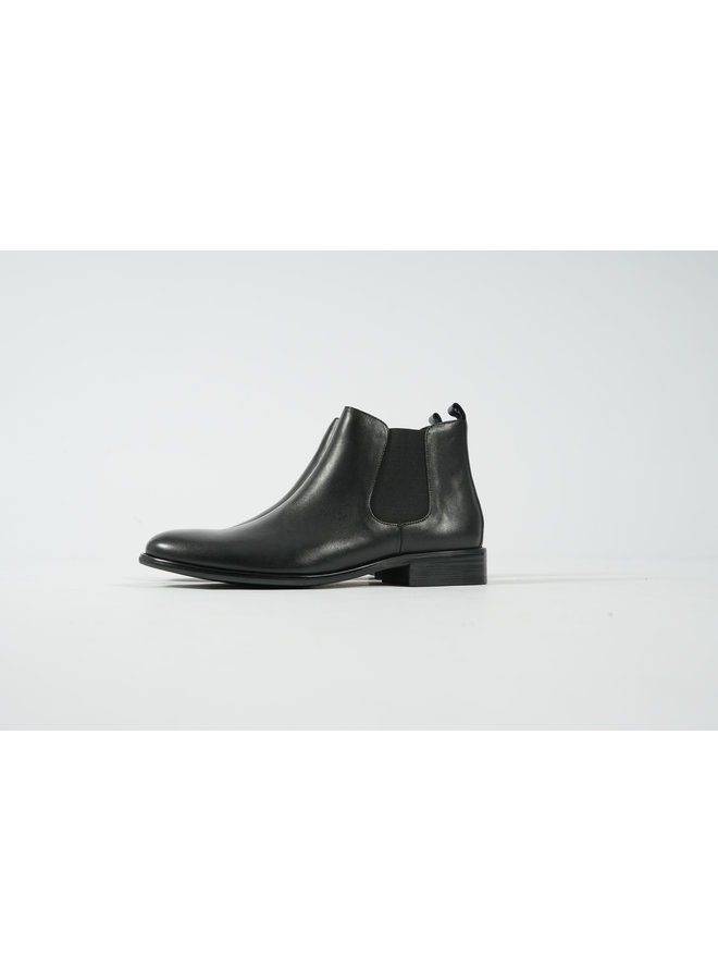 Chelsea boots real leather black