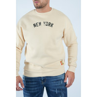 Y Sweater “NY” Beige