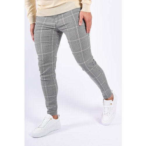 Y Stretch Pantalon Beige / Grey