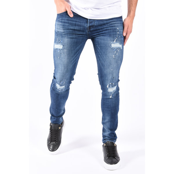 Y Skinny fit stretch jeans “maxx” Blue splashed