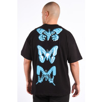 Y T-shirt  Loose Fit Unisex “Butterfly” Black