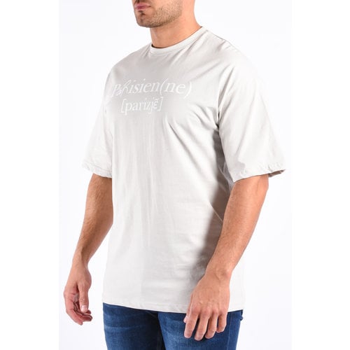 Y T-shirt Unisex Loose Fit  “Parisien”  Stone Grey