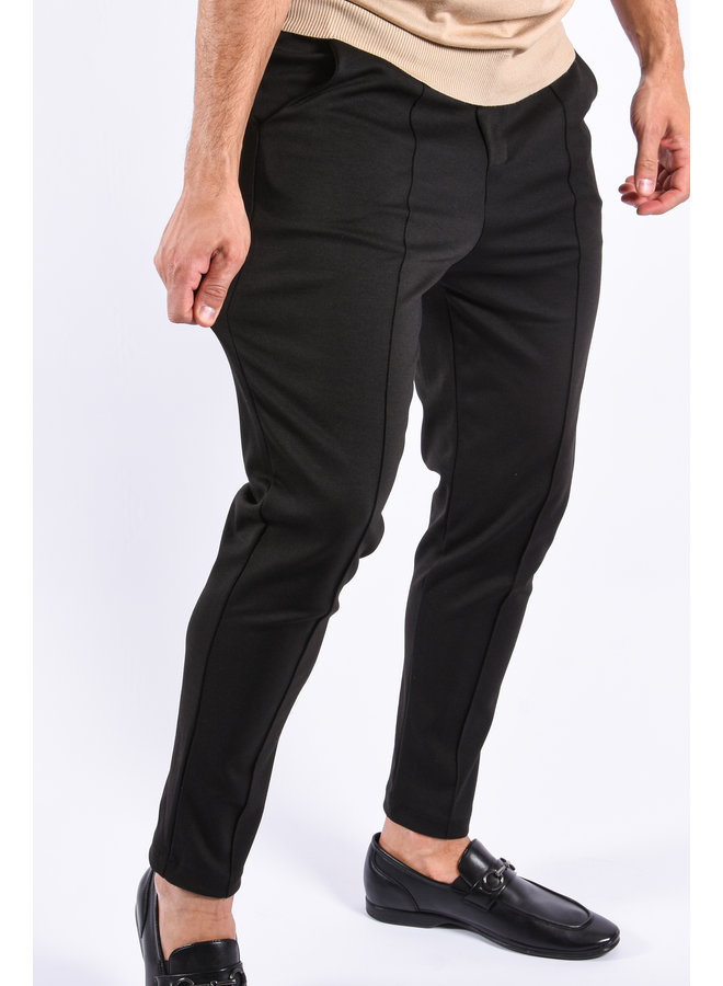 Stretch Pantalon “Gian” Black