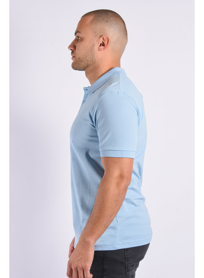 Basic Polo Light Blue