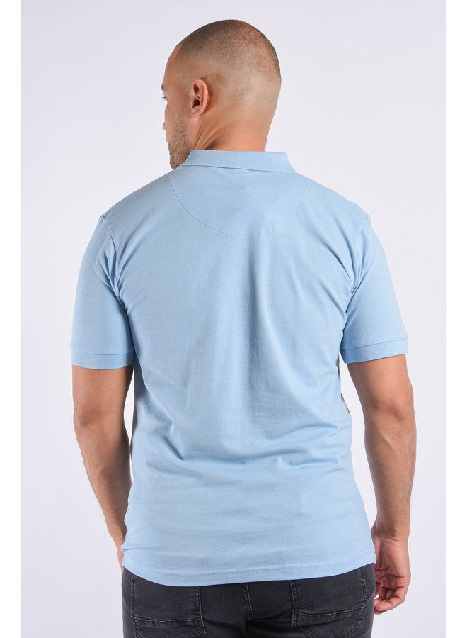 Basic Polo Light Blue