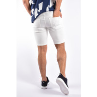 Y Skinny Fit Jeans Shorts “Lilo” White