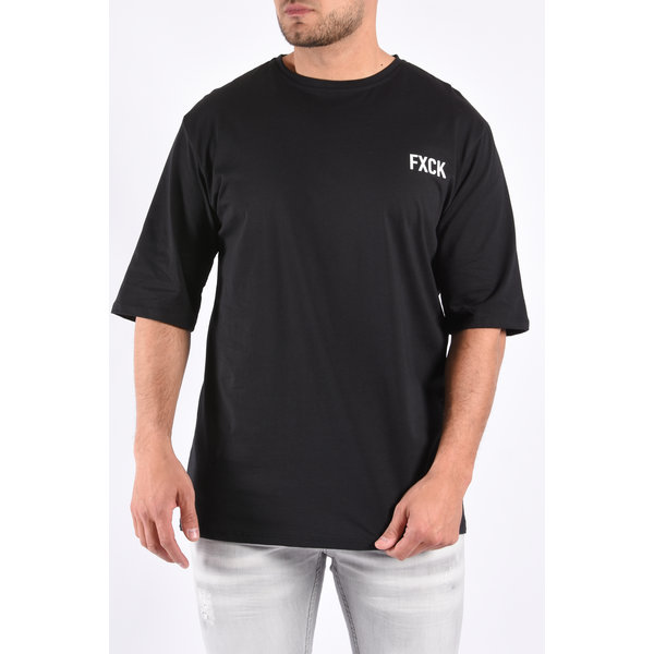 Y T-shirt Unisex Loose Fit “Fxck” Black