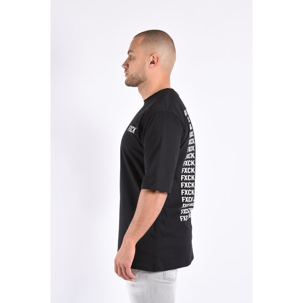 T-shirt Unisex Loose Fit “Fxck” Black 